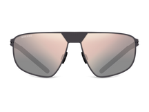 Titanium shiend sunglasses for men GRESSO Antares II with Zeiss polarized graphite lenses #color_graphite