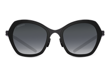 Titanium cat-eye sunglasses for women GRESSO Geneva with Zeiss photochromic grey lenses #color_grey―photochromic