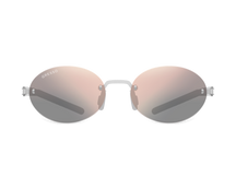Titanium rimless sunglasses for men and women GRESSO Palo Alto with Zeiss polarized graphite lenses #color_graphite