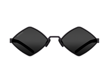 Titanium square sunglasses for men and women GRESSO Bali with Zeiss polarized grey lenses #color_grey-mono