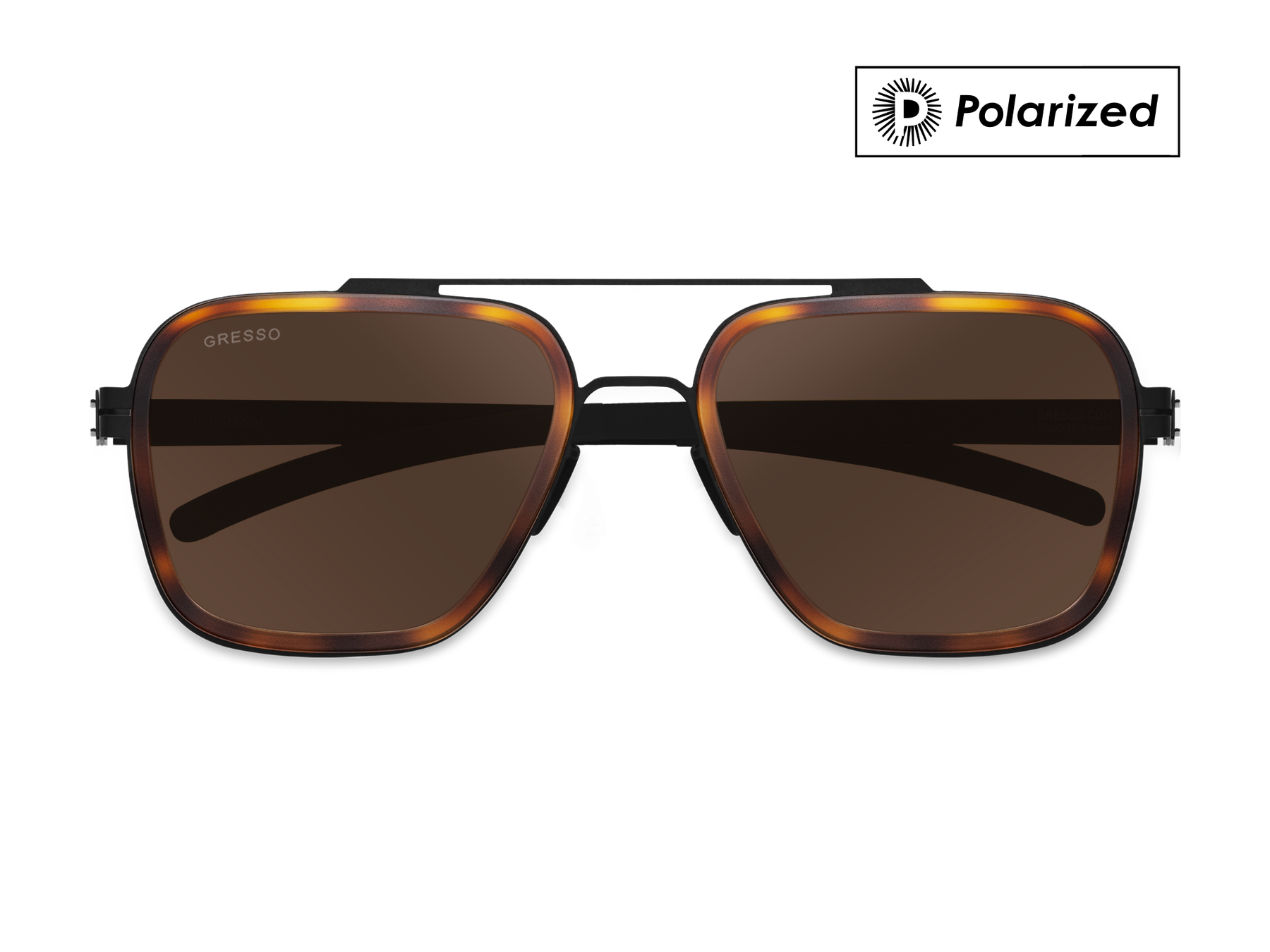 Brown or top grey sunglasses