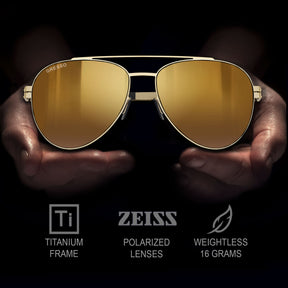 LENZ OPTICS polarized fishing glasses Titanium LITZA-lens ZEISS  Brown-sunglasses Mens